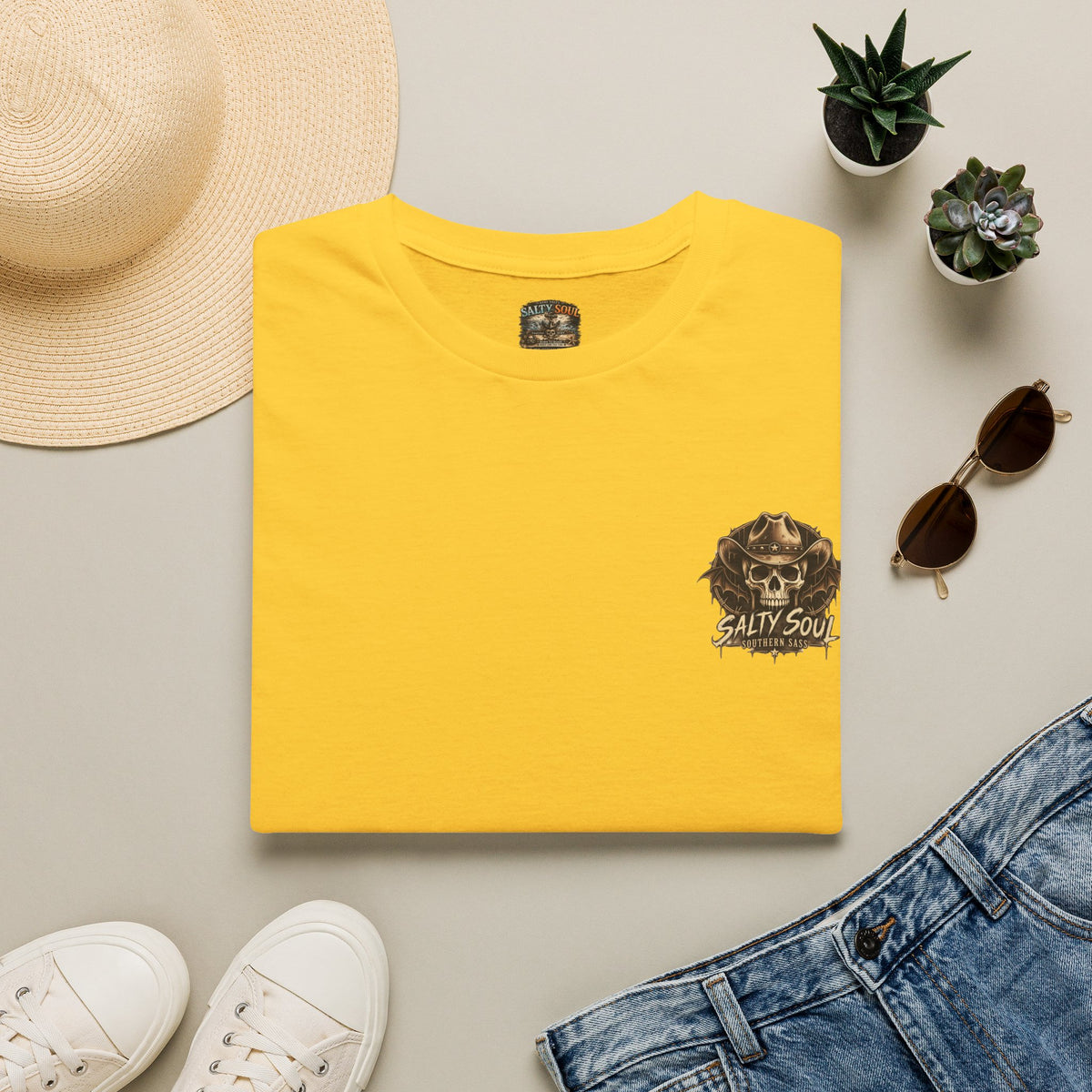 Salty Soul Pumpkin ManTee — Vintage Nautical Pirate Graphic T-Shirt