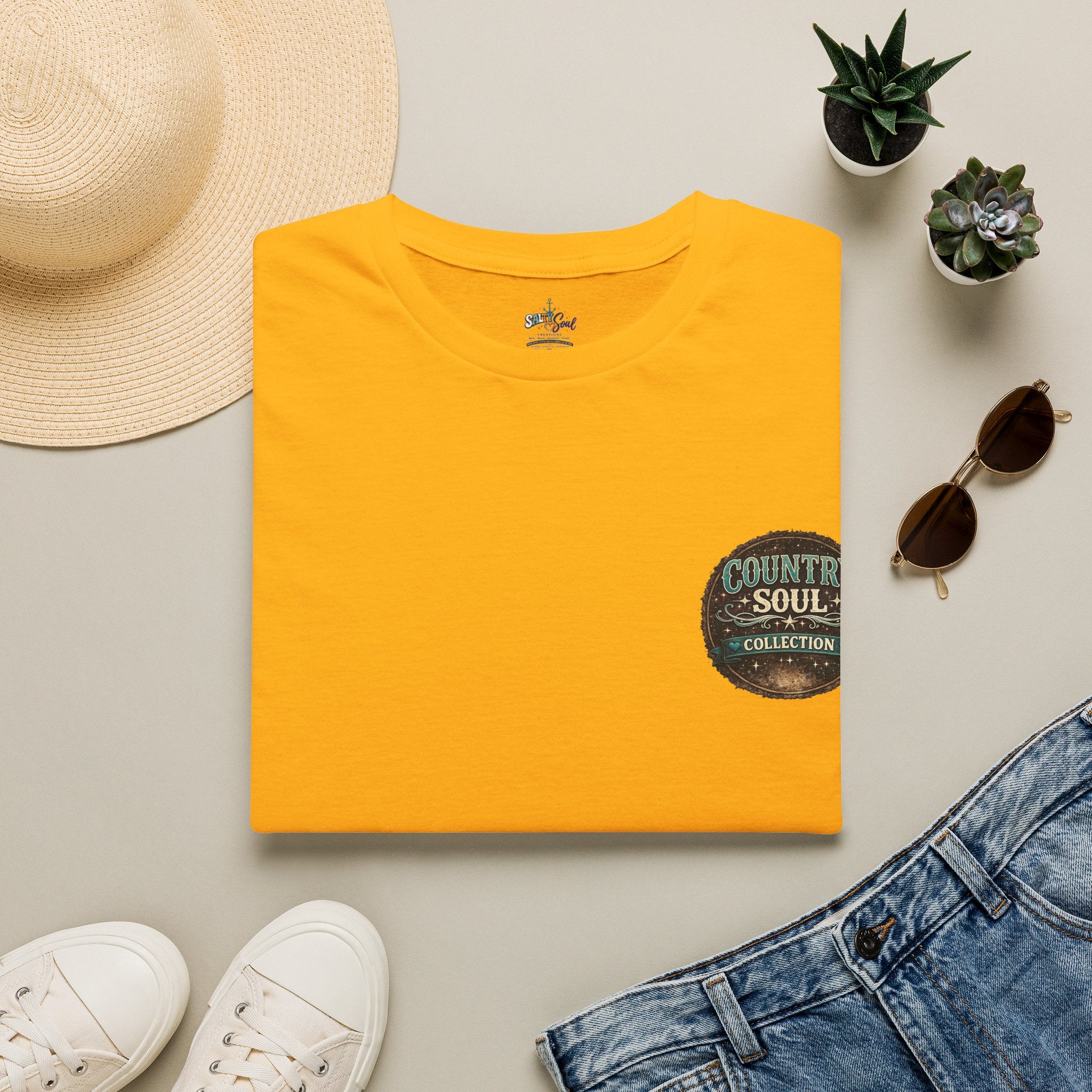 Country Soul Collection T-Shirt — Vintage Distressed Logo Tee
