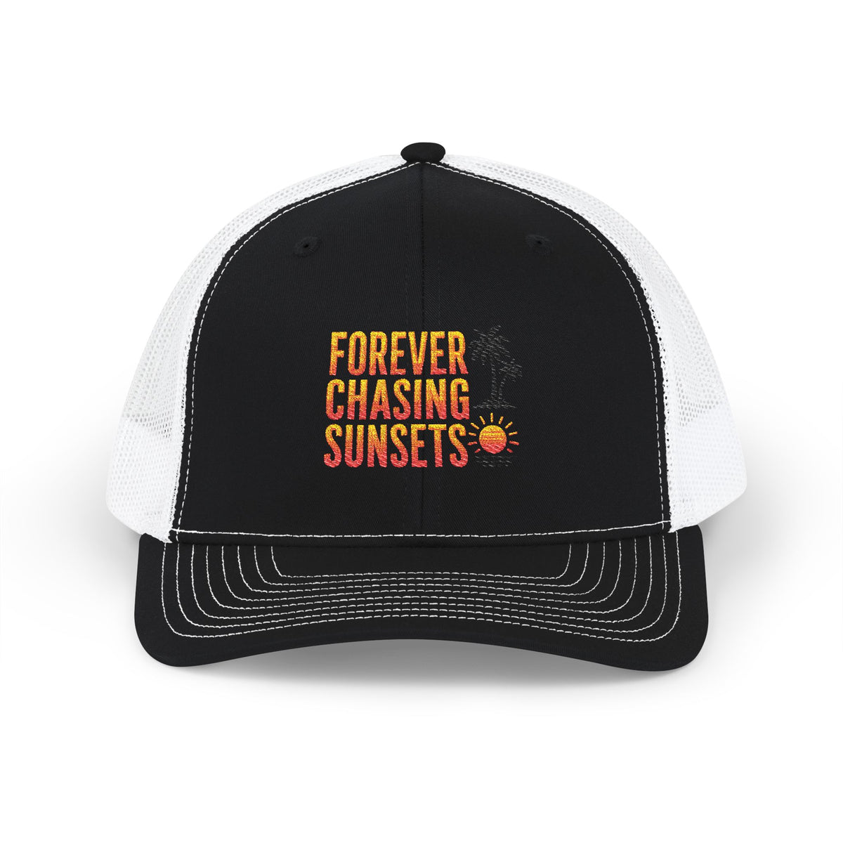 Forever Chasing Sunsets Snapback Trucker Cap