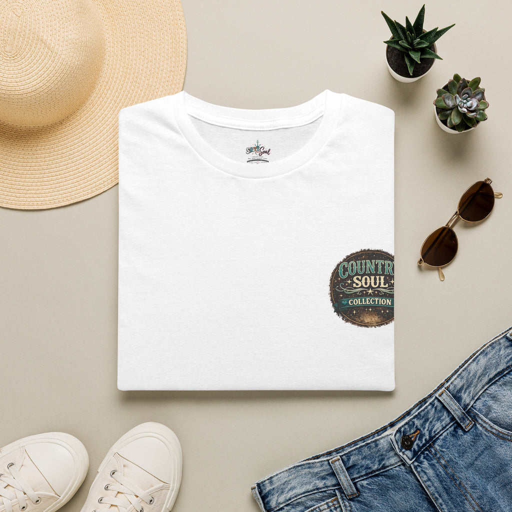 T-Shirt — 'Country Soul Collection' Vintage Patch Chest Tee