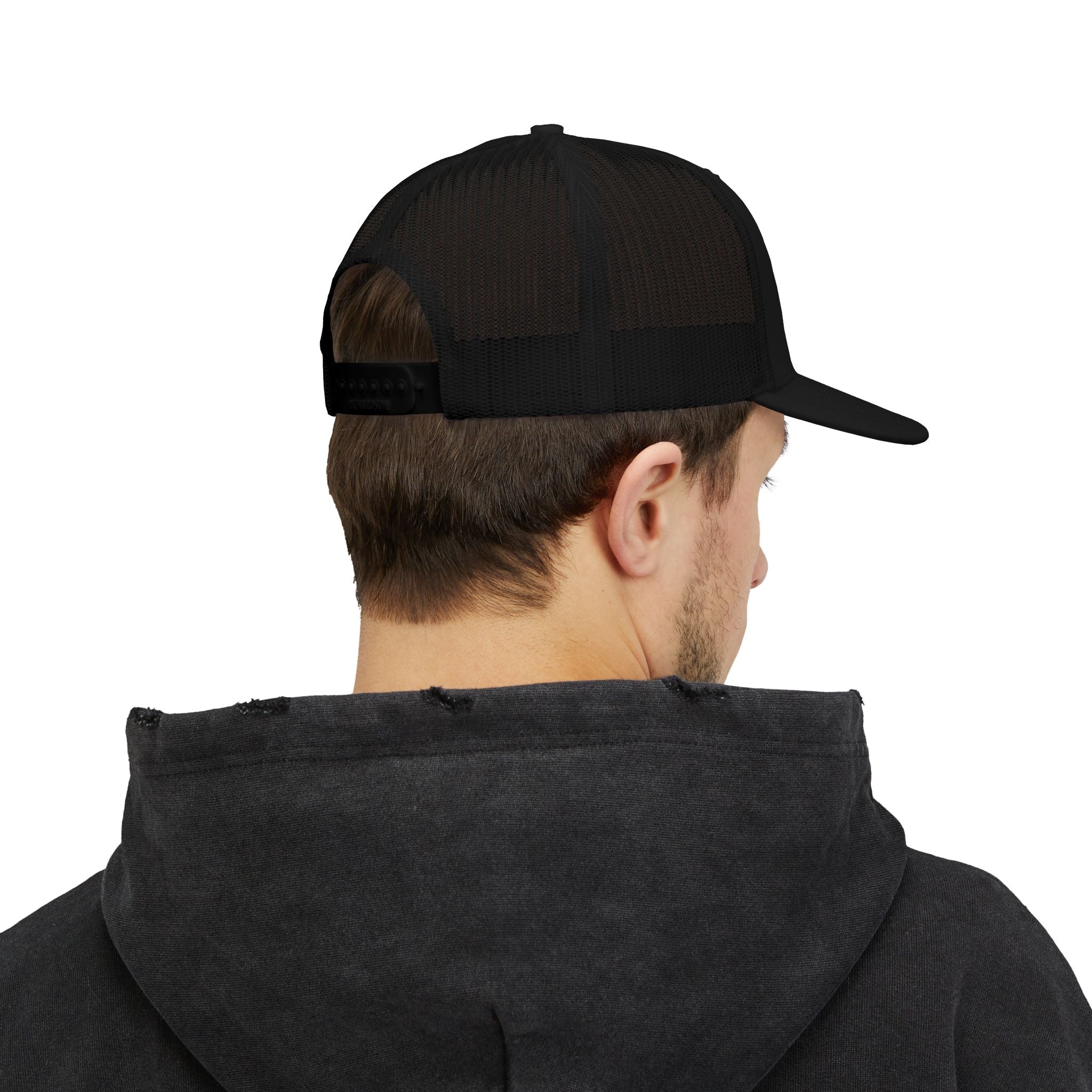 Salty Soul Trucker Cap – Retro Palm Beach Snapback Hat