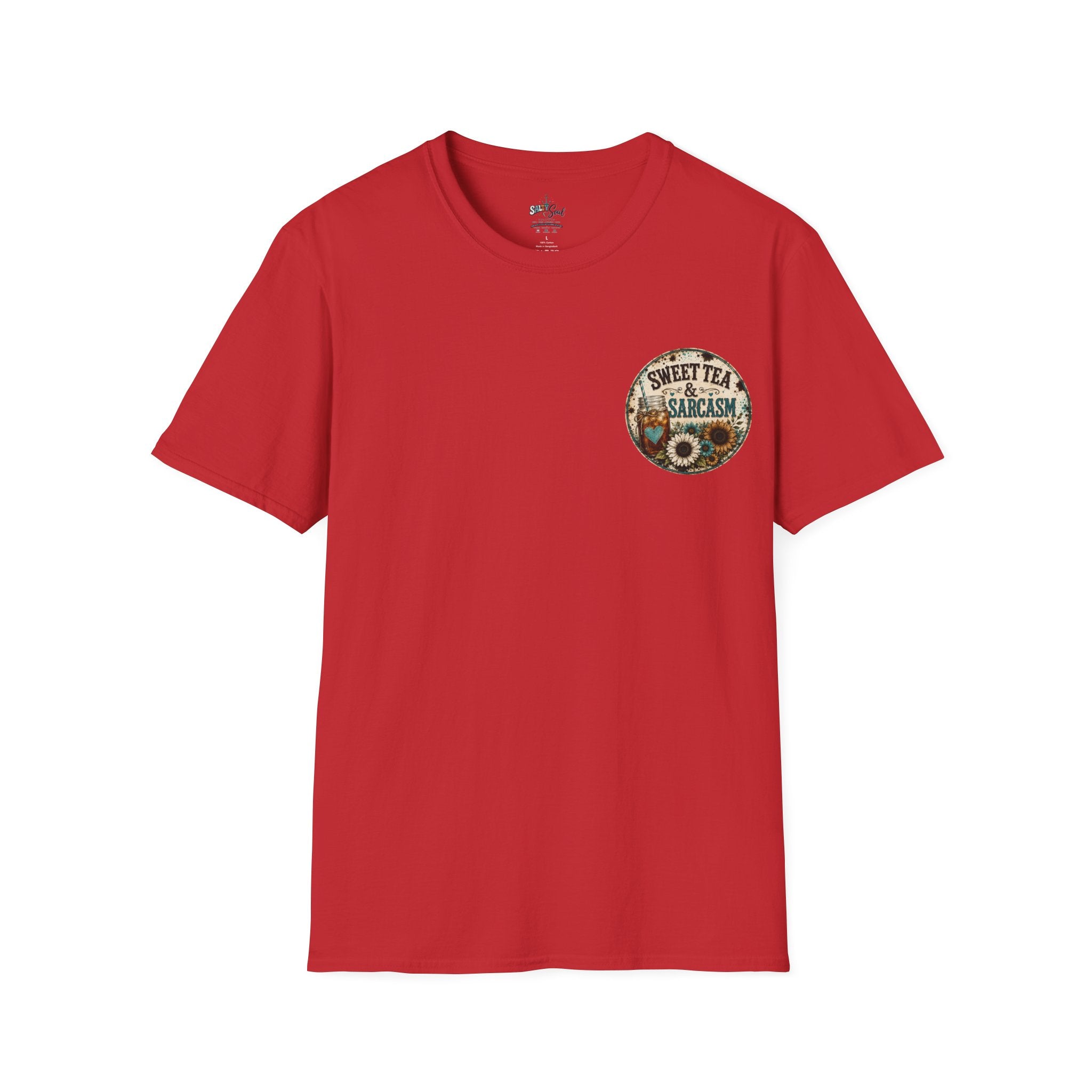 T-Shirt — 'Sweet Tea & Sarcasm' Southern Vintage Graphic Tee