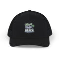 Beach Vibes Snapback Trucker Cap — "Mermaid Beach" Embroidered Palm Design