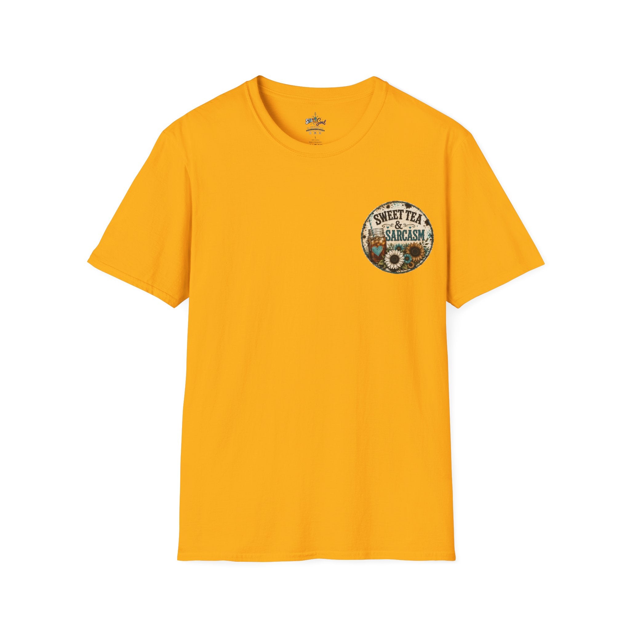 T-Shirt — 'Sweet Tea & Sarcasm' Southern Vintage Graphic Tee