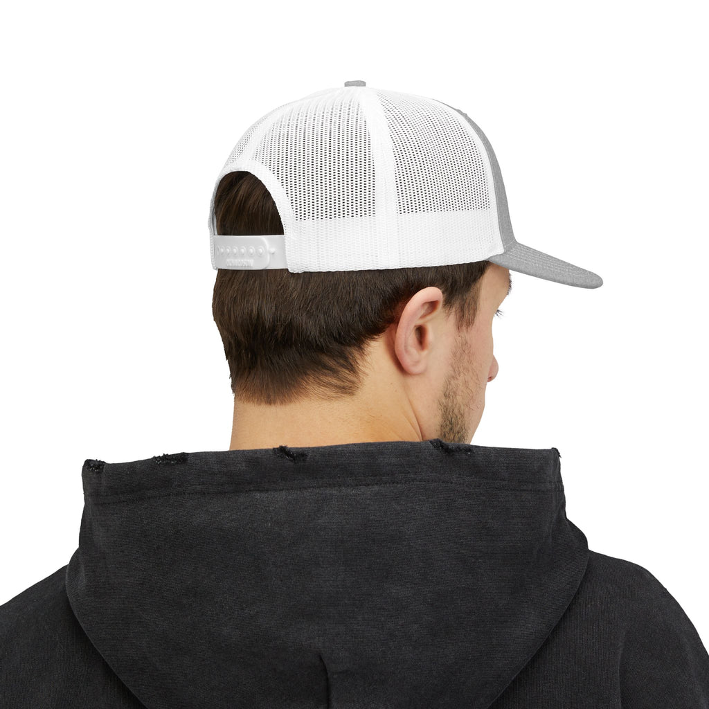 Salty Soul Trucker Cap – Retro Palm Beach Snapback Hat