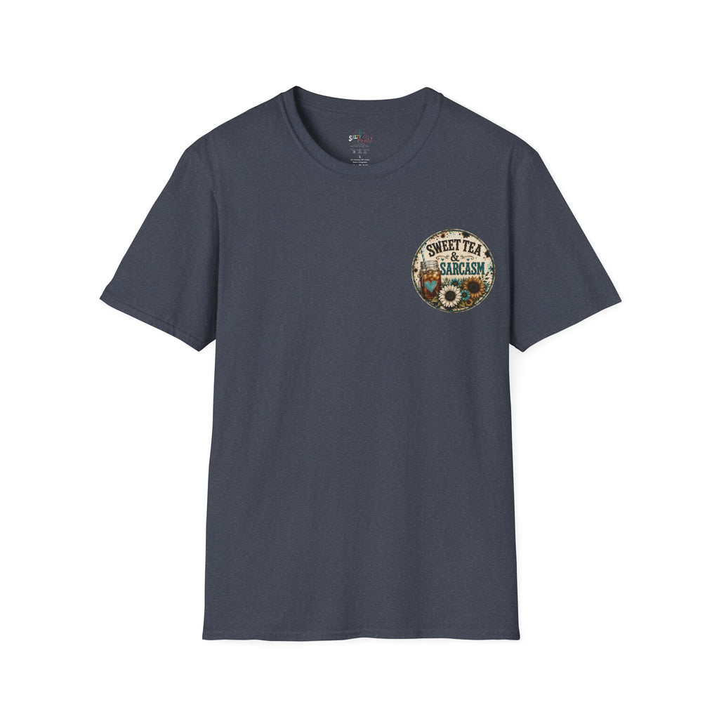 T-Shirt — 'Sweet Tea & Sarcasm' Southern Vintage Graphic Tee