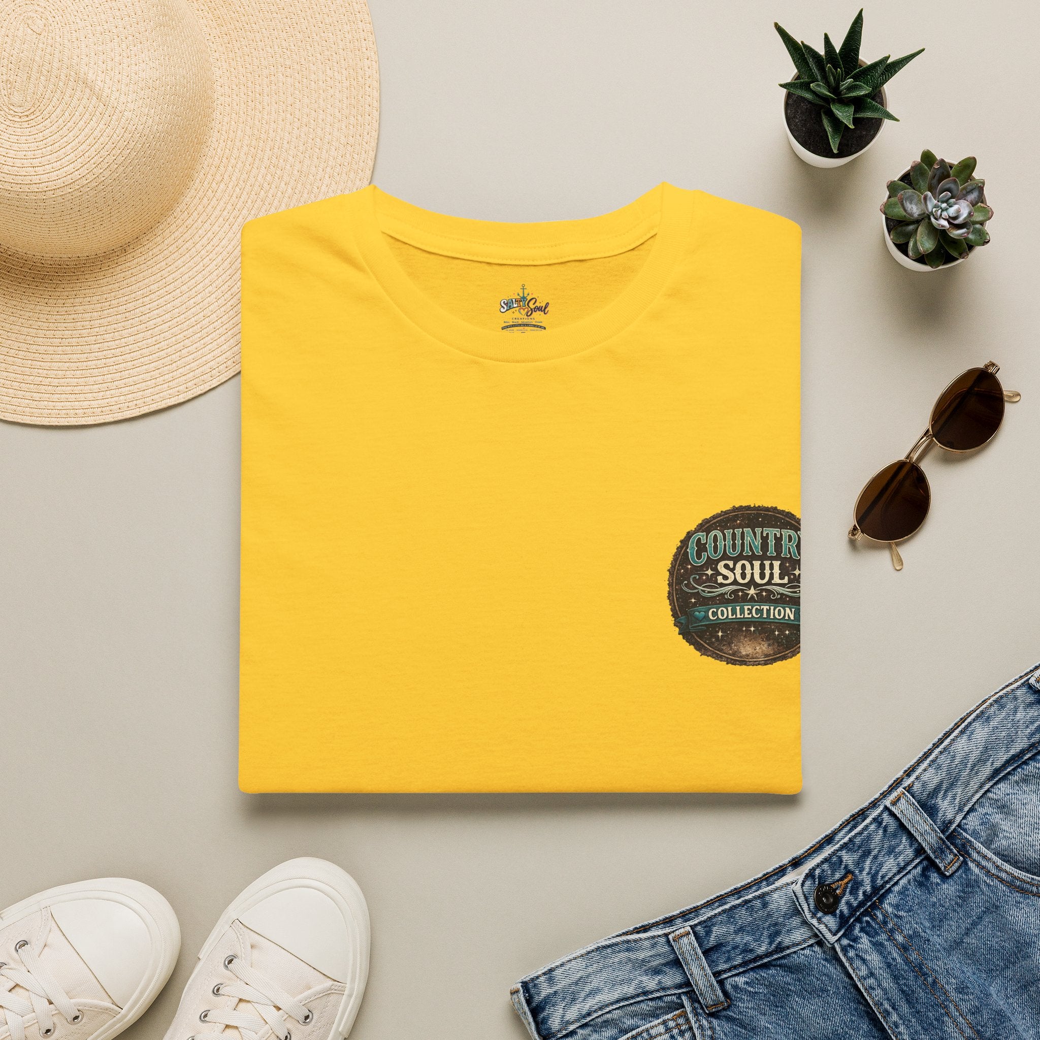 Country Soul Collection T-Shirt — Vintage Distressed Logo Tee