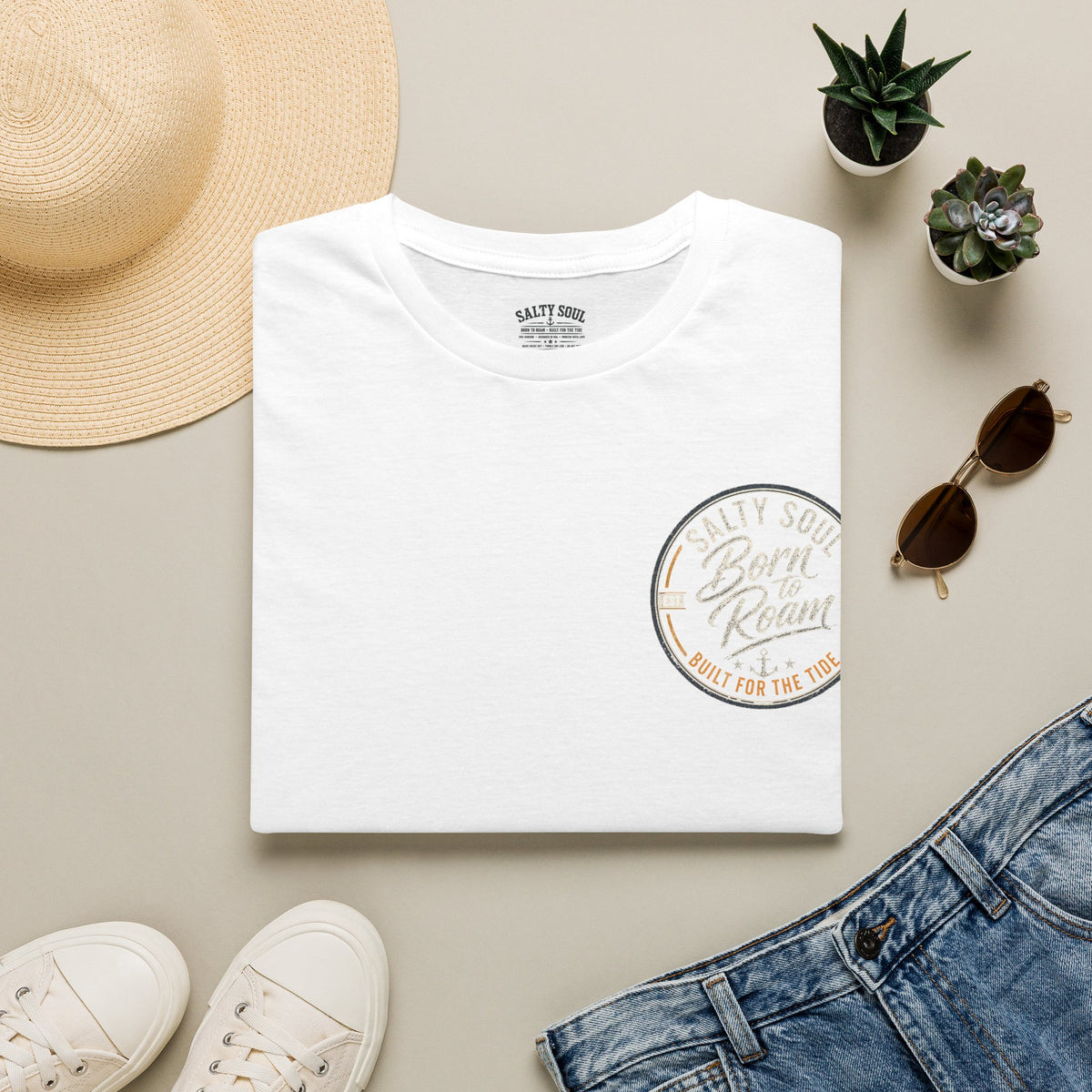 Salty Soul "Born to Roam" Beach Graphic T-Shirt