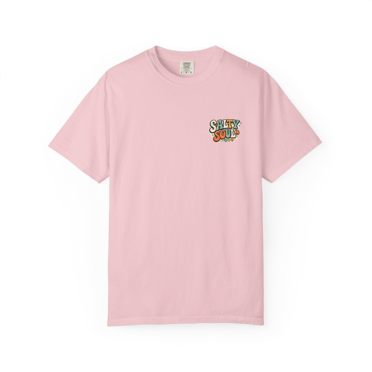 Salty Soul Vintage Surf T-Shirt — Retro 70s Beach Palm & Sunflower Graphic