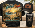 Salty Soul "Born to Roam" Beach Graphic T-Shirt