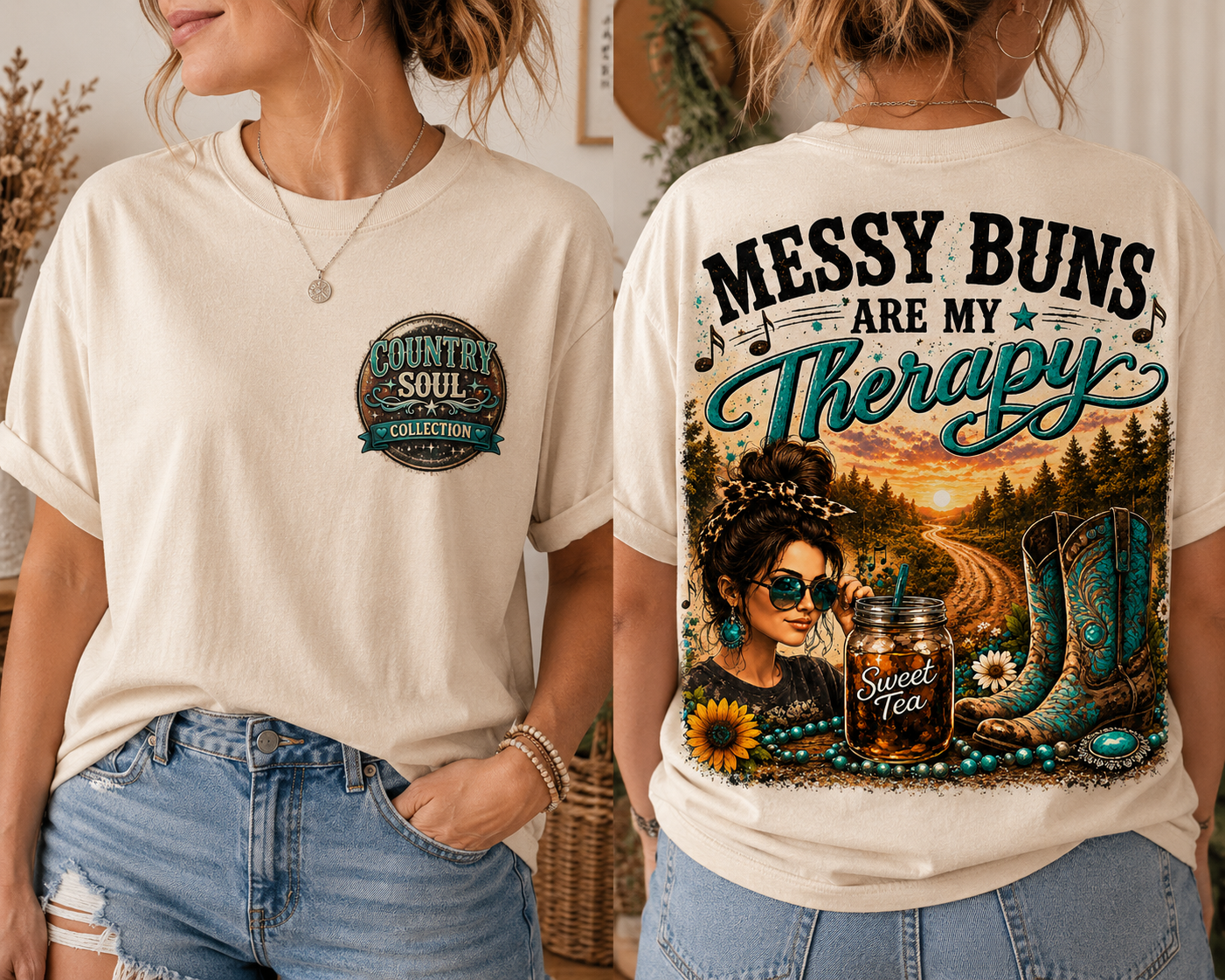 T-Shirt — Country Soul Collection Vintage Logo Tee