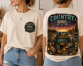 Country Soul Collection Pocket Tee — Vintage Rustic Graphic T-Shirt