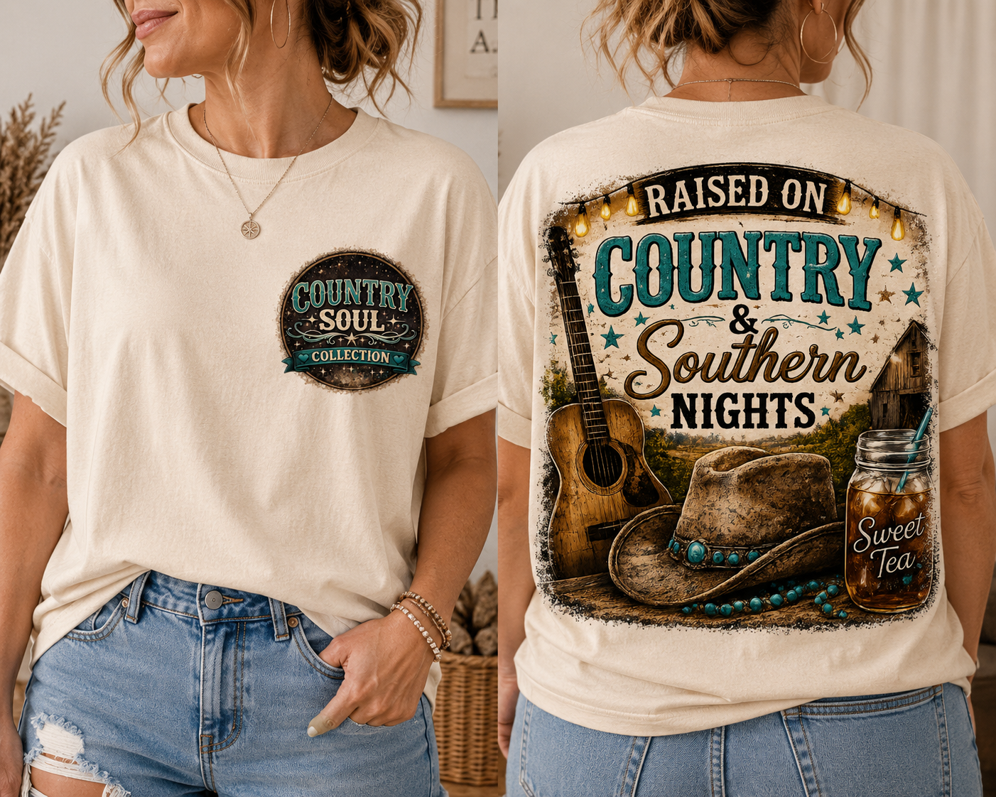 T-Shirt — Country Soul Collection Pocket Logo Tee