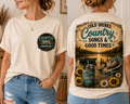 Country Soul Collection T‑Shirt — Vintage Rustic Logo Tee