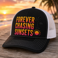 Forever Chasing Sunsets Snapback Trucker Cap
