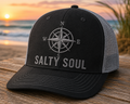 Salty Soul Compass Trucker Cap