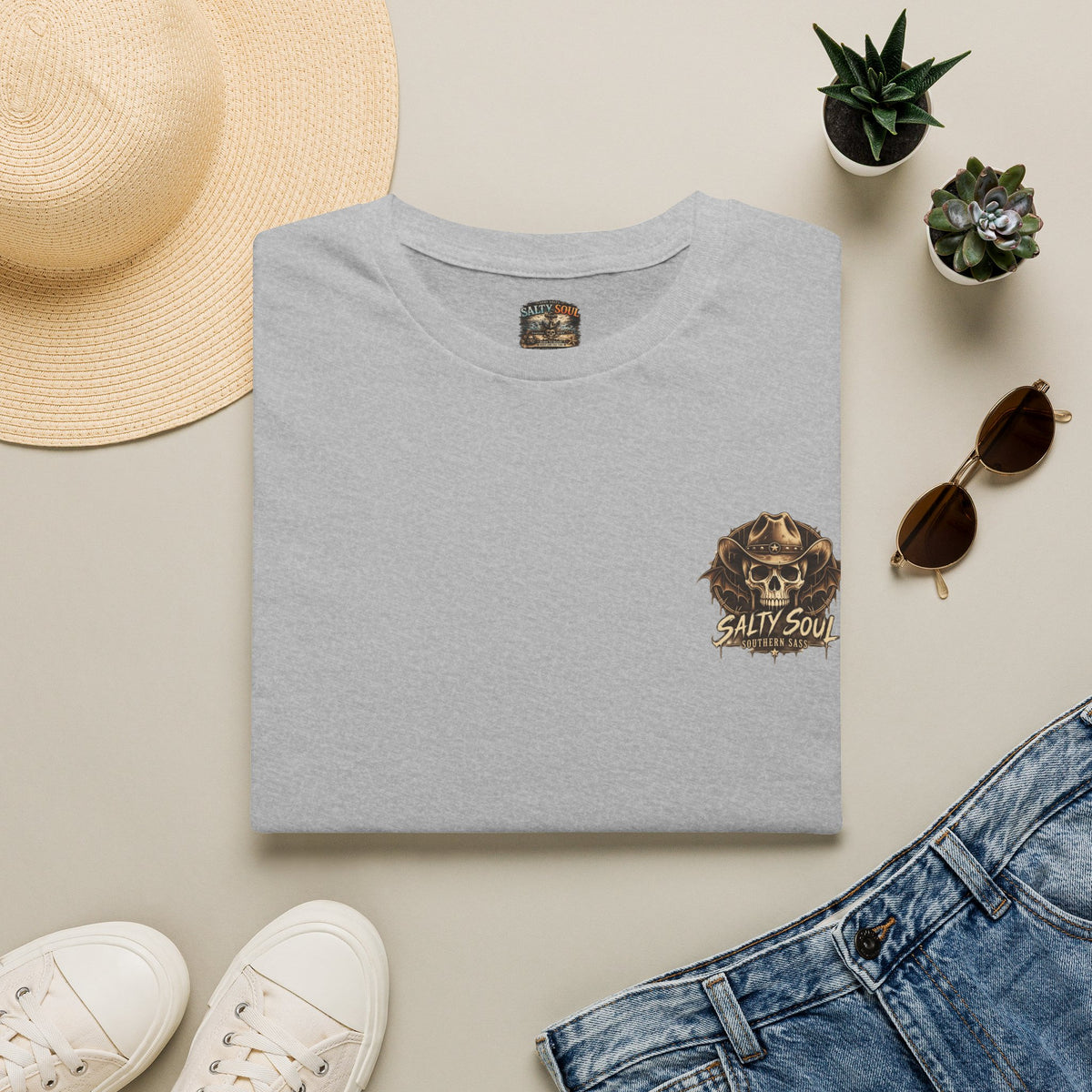 Salty Soul Pumpkin ManTee — Vintage Nautical Pirate Graphic T-Shirt