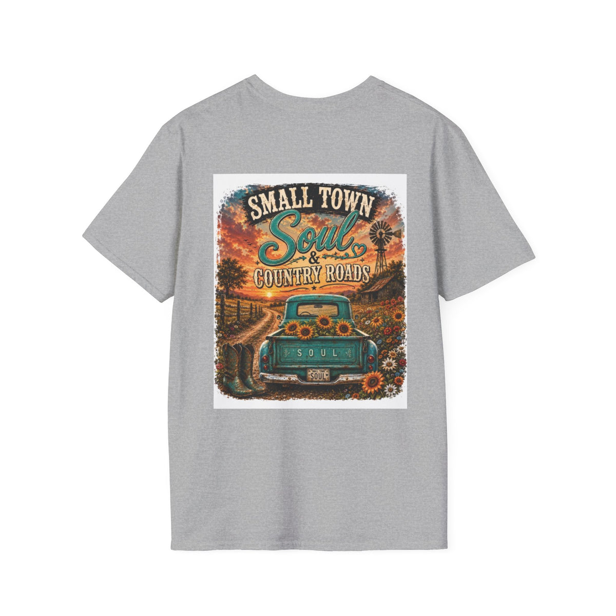 Country Soul Vintage Logo T-Shirt — Rustic Retro Pocket Tee