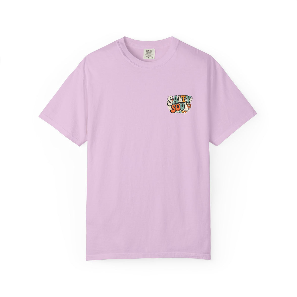 Salty Soul Vintage Surf T-Shirt — Retro 70s Beach Palm & Sunflower Graphic