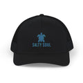 Turtle Logo Trucker Cap — 'Salty Soul' Embroidered Snapback