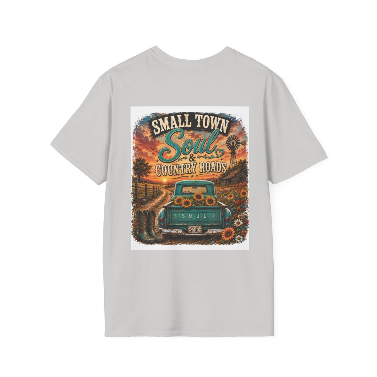 Country Soul Vintage Logo T-Shirt — Rustic Retro Pocket Tee