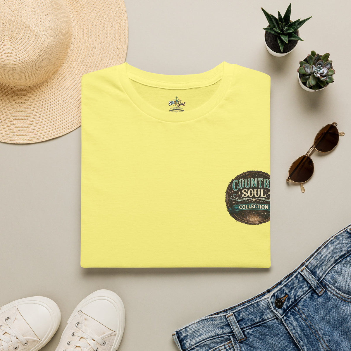 Country Soul Collection T-Shirt — Vintage Distressed Logo Tee
