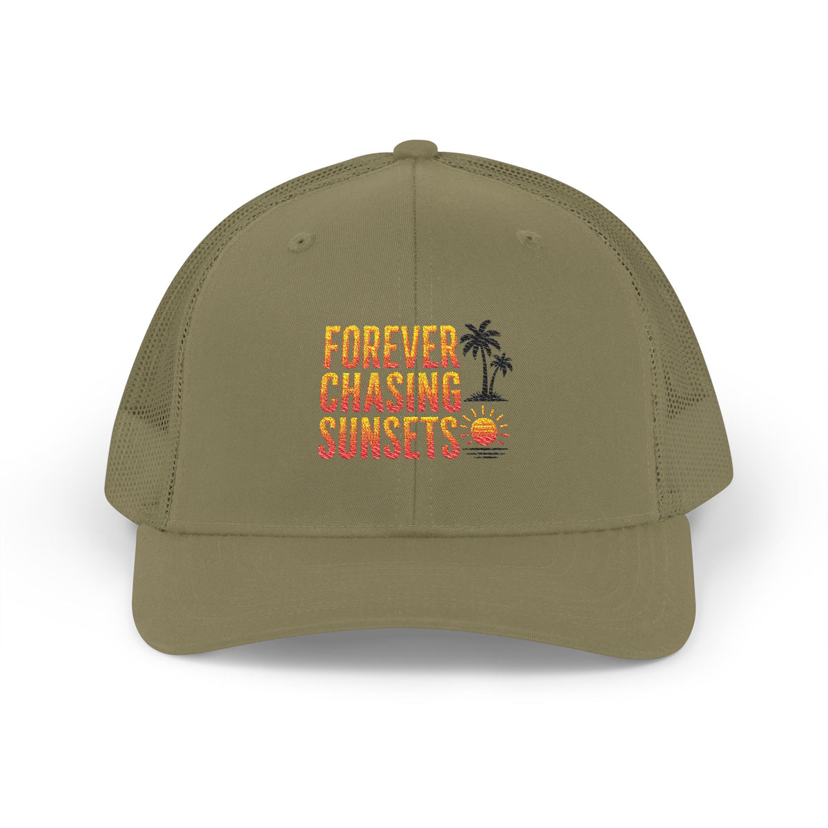 Forever Chasing Sunsets Snapback Trucker Cap