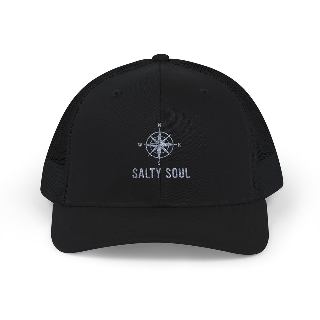 Salty Soul Compass Trucker Cap