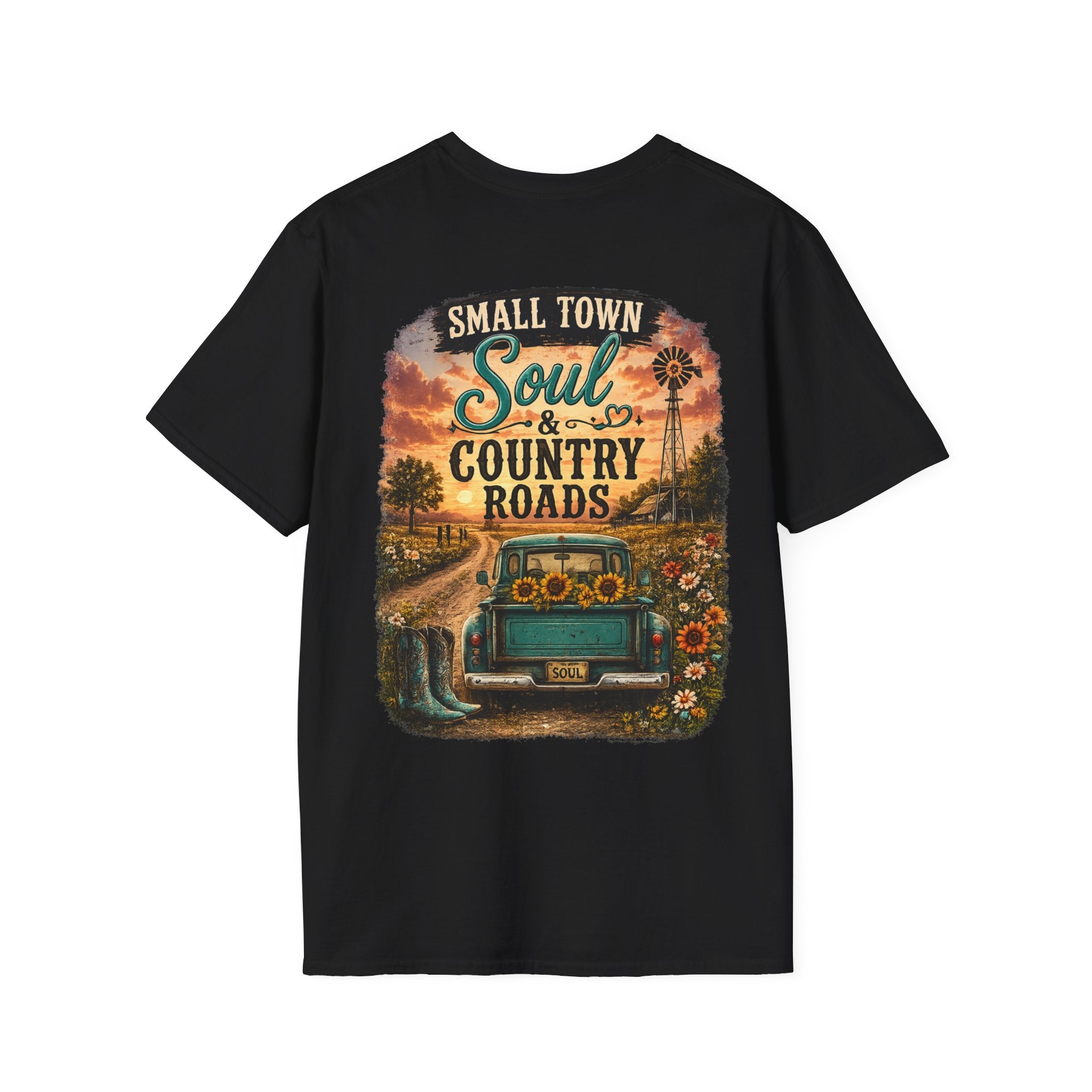 Country Soul Collection T-Shirt — Vintage Distressed Logo Tee