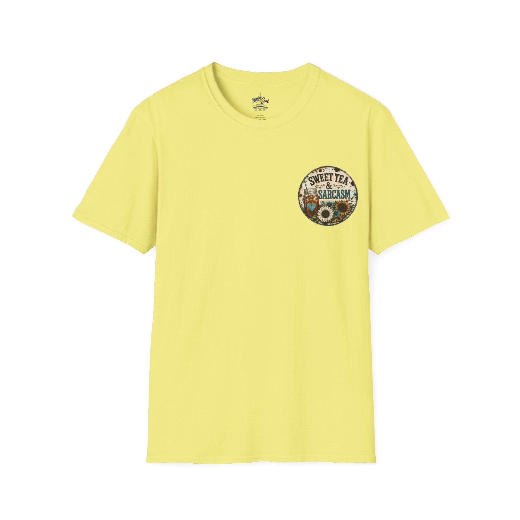 T-Shirt — 'Sweet Tea & Sarcasm' Southern Vintage Graphic Tee