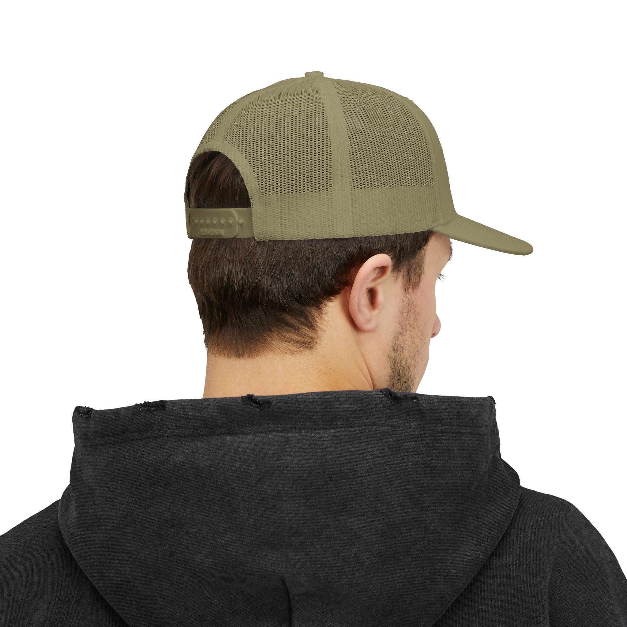Salty Soul Trucker Cap – Retro Palm Beach Snapback Hat