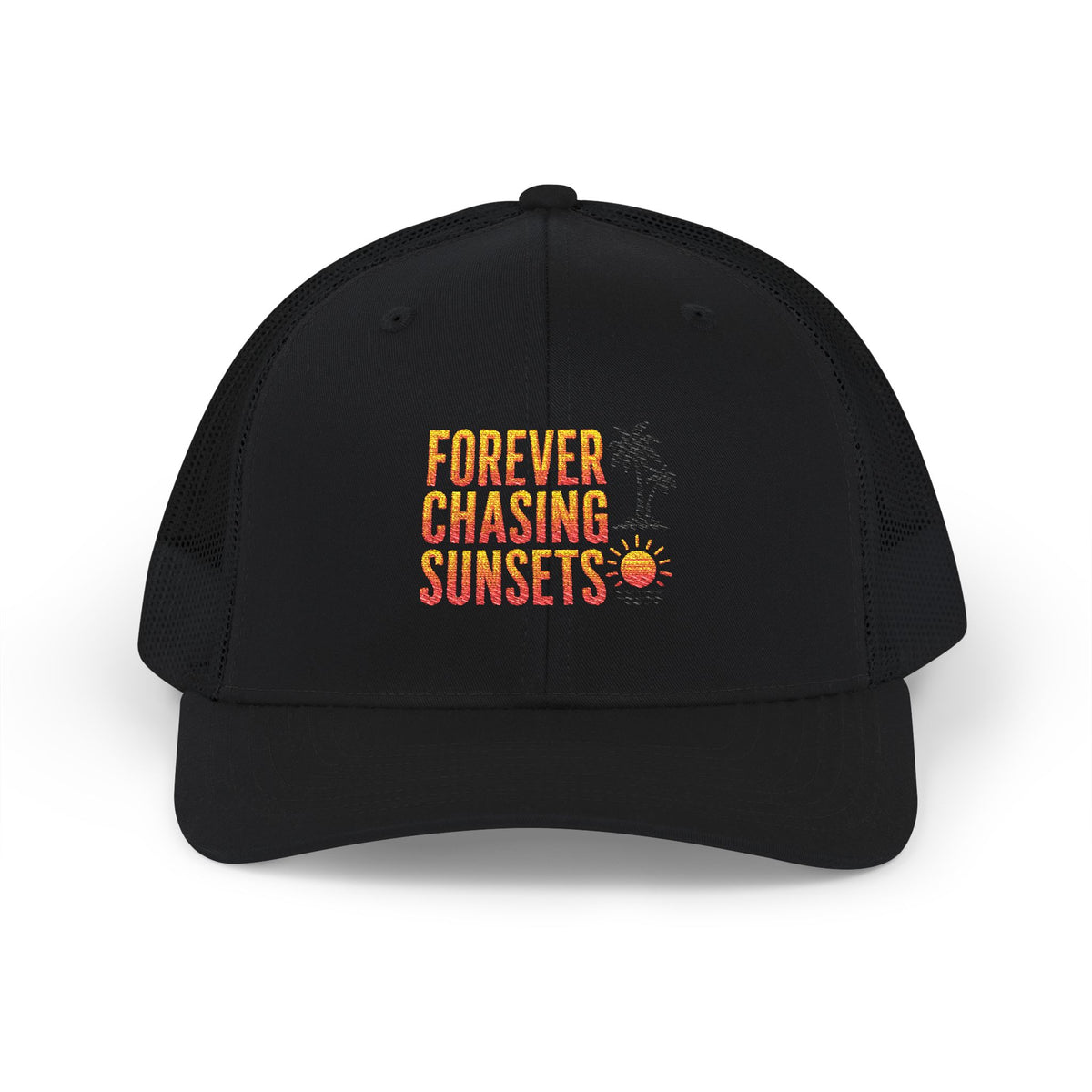 Forever Chasing Sunsets Snapback Trucker Cap