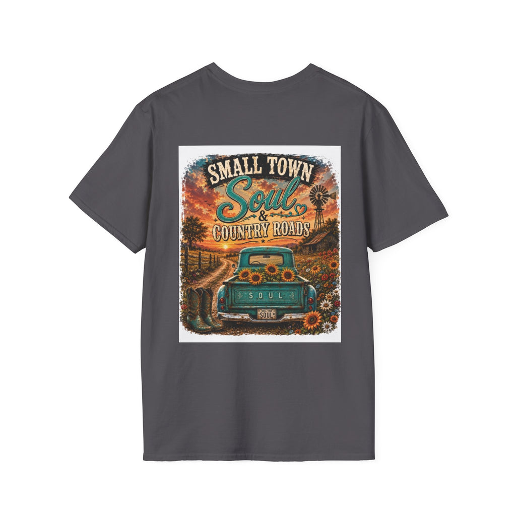 Country Soul Vintage Logo T-Shirt — Rustic Retro Pocket Tee