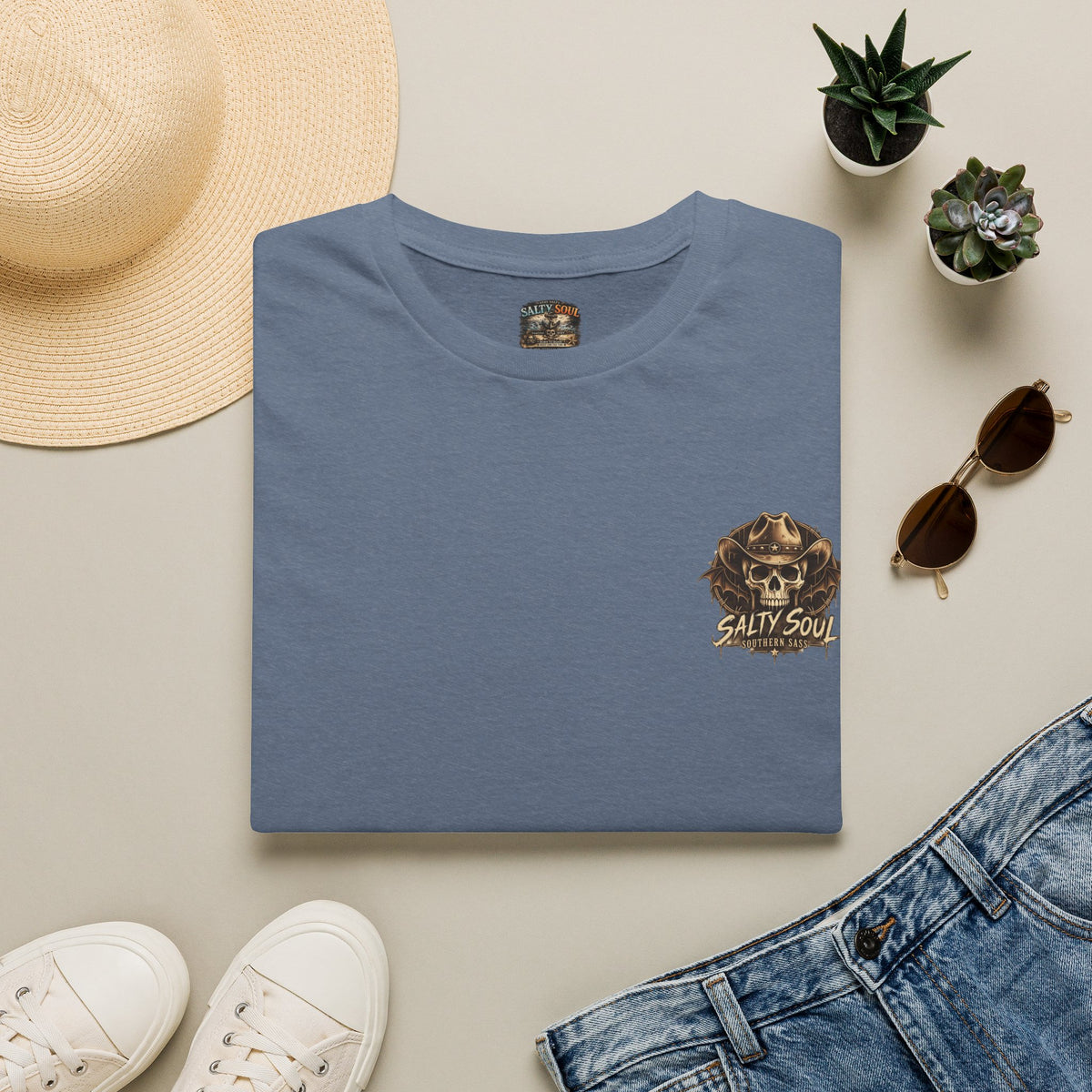 Salty Soul Pumpkin ManTee — Vintage Nautical Pirate Graphic T-Shirt